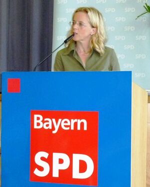Natascha Kohnen, Generalsekretärin der BayernSPD; Foto: Werner Franken