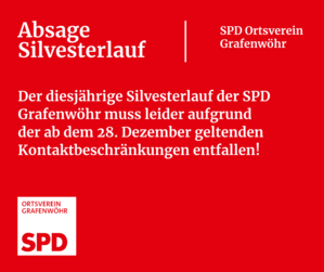 Absage Silvesterlauf 2021/2022